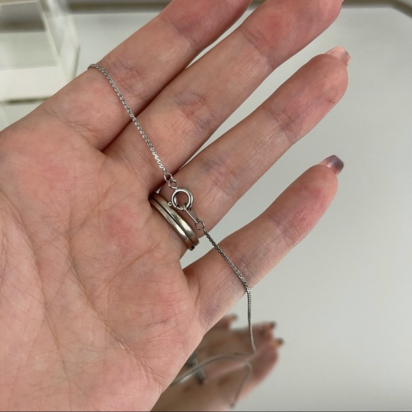 Vintage Turquoise Stone Cross In Heart Necklace NEW - Picture 5 of 5